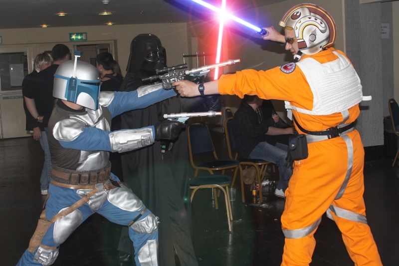 Jango Fett fights